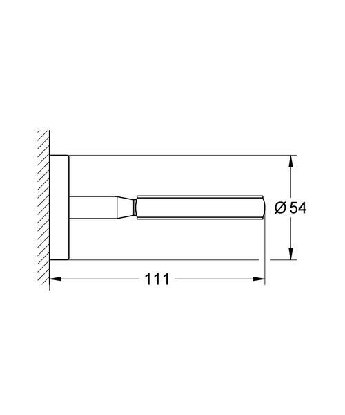 BauCosmopolitan Тримач для стакана мильниці дозатора хром Grohe 40585001 40585001 фото