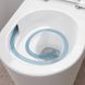 ELU PURA S унітаз підвісний 54*36,6см AquaHelix Flush, HygieneEffect, в комплекте з сиденням Slim з функцією SoftClose and QuickRelease HANSGROHE 62025450 62025450 фото 5