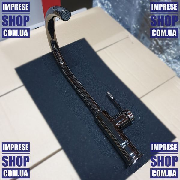 Змішувач для кухні в кольорі графітовий хром, високий: 184x276. Imprese Brenta ZMK091908150 74816 фото