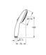 TEMPESTA 110 ручний душ, 2 режими, колір хром GROHE 27597003 27597003 фото 6