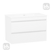Шкафчик 60см с умывальником, подвесная, белая, Imprese VACLAV u08406403FH+с061010361 101482 фото 1