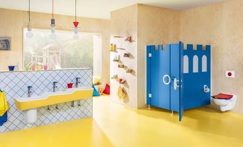Детское Сиденье крышка для унитаза Villeroy & Boch O.novo Kids 8M12619C Red Cherry/Sunshine Yellow/Ocean Blue 8M12619C фото