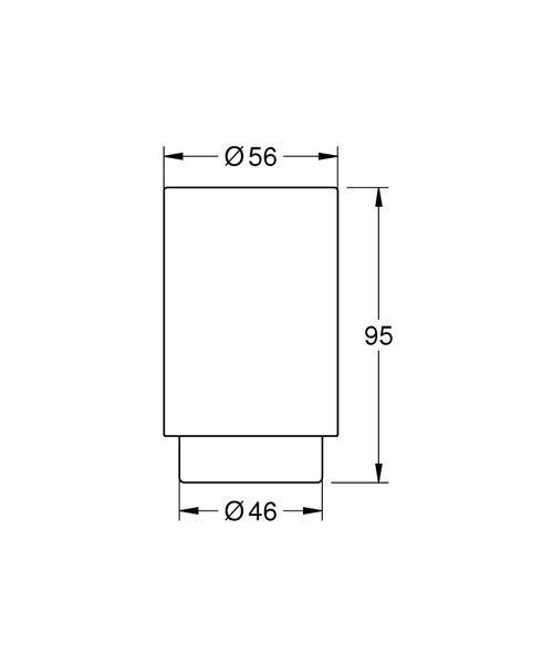 Склянка біла Grohe Selection 41029000 41029000 фото