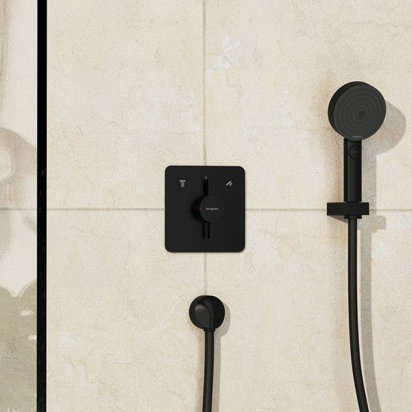 DUO TURN Q змішувач для 2 споживачів, ПМ, колір чорний матовий HANSGROHE 75414670 75414670 фото