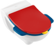Детское Сиденье крышка для унитаза Villeroy & Boch O.novo Kids 8M12619C Red Cherry/Sunshine Yellow/Ocean Blue 8M12619C фото 2