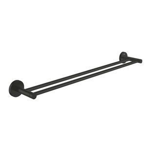 ESSENTIALS двойной держатель для полотенца 65см, цвет черный матовый Grohe 1024732430 1024732430 фото