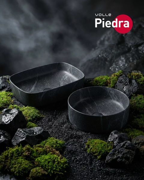 Накладний Умивальник 52*39 під темний мармур Volle PIEDRA 1301.005232 1301.005232 фото