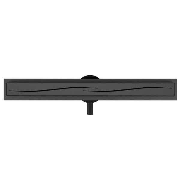 Черный Линейный трап душевой лоток 60см с решеткой, Volle 9046.210104 9046.210104 фото