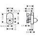 Focus S - прихована частина змішувача для 31746000 HANSGROHE 31741180 HANSGROHE 31741180 31741180 фото 2