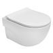 MERIDIAN Rimless унiтаз пiдвiсний CPT, в комплектi з сидiнням Urea/Duroplast Slim, slow closing (48см) ROCA A34H242000 A34H242000 фото 1
